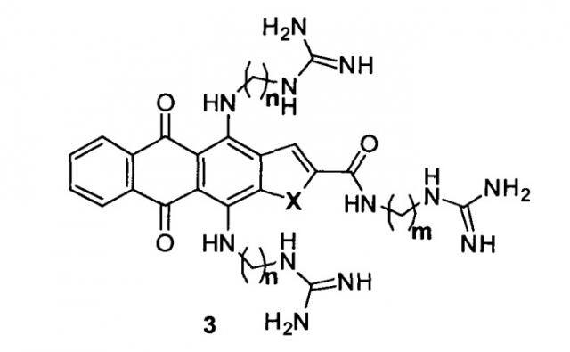 Новые лиганды g-квадруплексов на основе гетероаренантрацендионов, ингибирующие рост опухолевых клеток (патент 2527459)