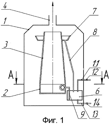 Аэрозольный пробоотборник с рециркулирующей жидкостной пленкой (патент 2299415)