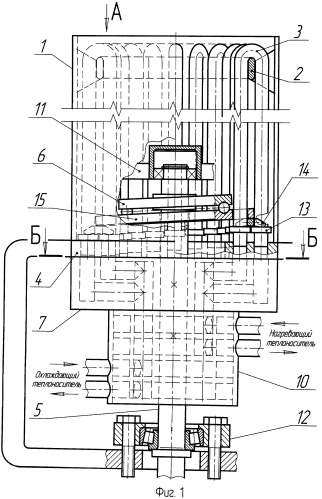 Тепломеханический преобразователь (патент 2442906)