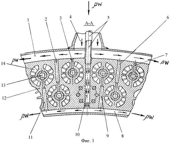 Головка кольцевой камеры сгорания газотурбинного двигателя (патент 2452896)