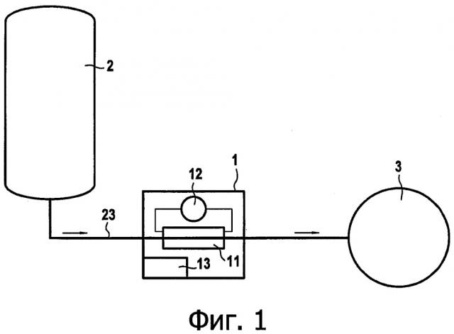 Усовершенствованная система регулирования расхода для питания рабочим телом электрического двигателя космического аппарата (патент 2667202)