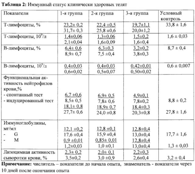 Способ профилактики респираторных болезней телят (патент 2620548)