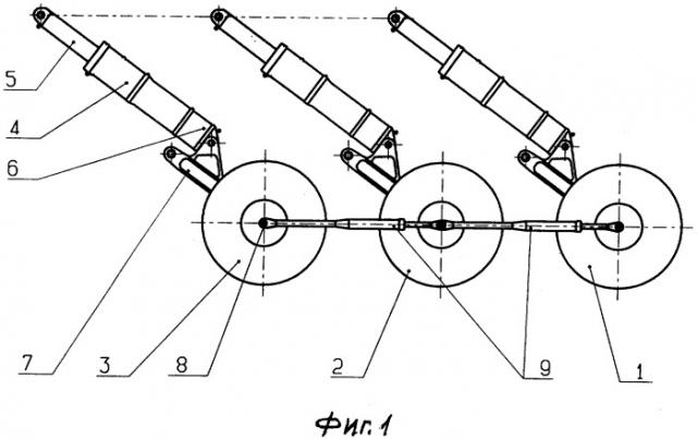 Многоопорное шасси летательного аппарата (патент 2245822)