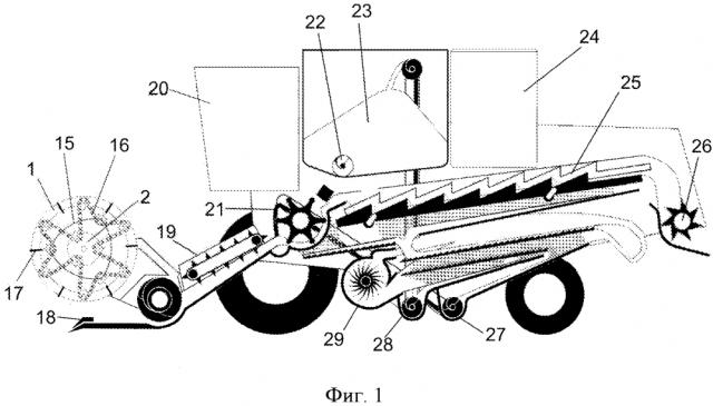 Способ подвешивания мотовила зерноуборочного комбайна (патент 2602176)