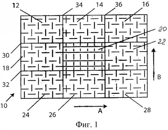 Ткань для формирования трехмерных структур и способ ее изготовления (патент 2274686)