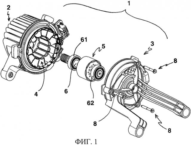 Усовершенствование конструкции электродвигателя для бытового электроприбора (патент 2589717)