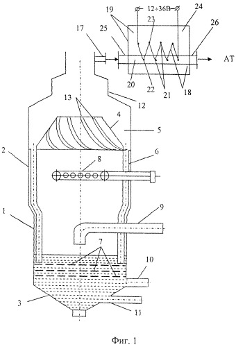 Сатуратор для свеклосахарного производства (патент 2521665)
