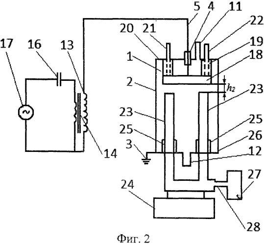 Способ и устройство для получения водорода из воды (варианты) (патент 2509719)