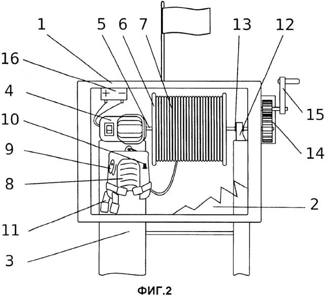Спасательное устройство для применения на воде (патент 2616482)