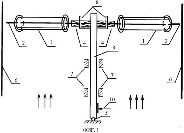 Прецессирующий ветродвигатель с вертикальным расположением вала (патент 2351794)