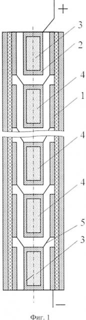 Многоэлементный электрогенерирующий канал термоэмиссионного реактора-преобразователя (патент 2597875)