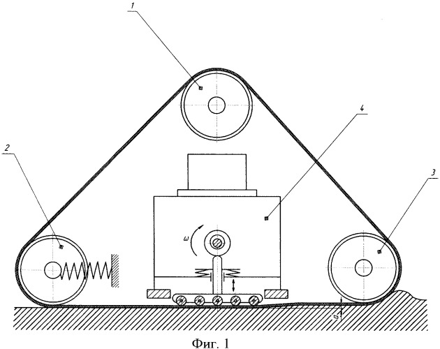 Вибрационный ленточный рабочий орган (патент 2368721)