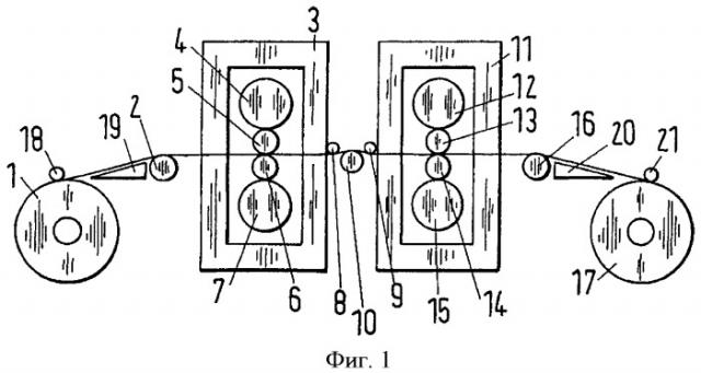 Прокатная установка для формирования катаной полосы (патент 2446023)