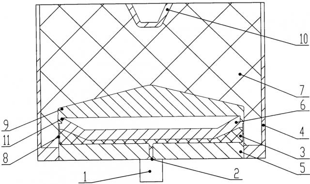 Узел инициирования осесимметричный с кумулятивной воронкой боевой части (патент 2600017)