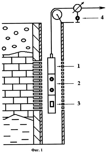 Способ определения интервала и качества перфорации обсадной колонны в скважине (патент 2298648)