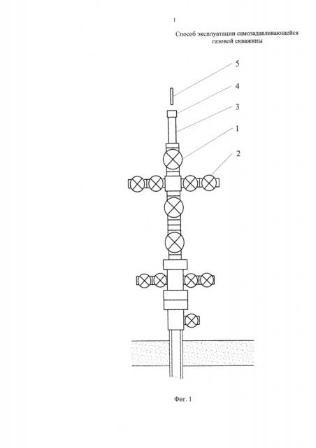 Способ эксплуатации самозадавливающейся газовой скважины (патент 2651688)