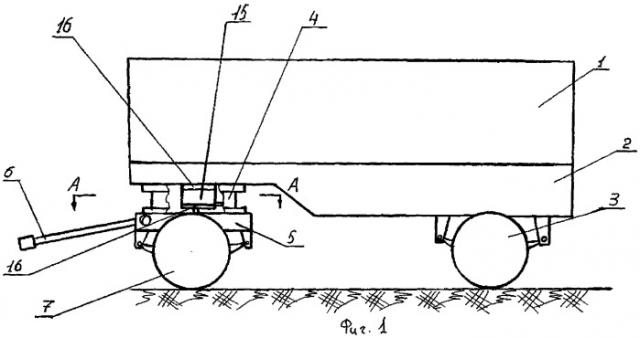 Автомобильный прицеп (патент 2337850)