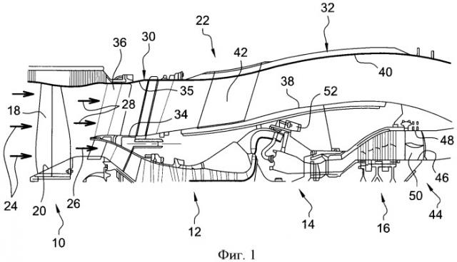 Канал вентилятора для газотурбинного двигателя (патент 2452865)
