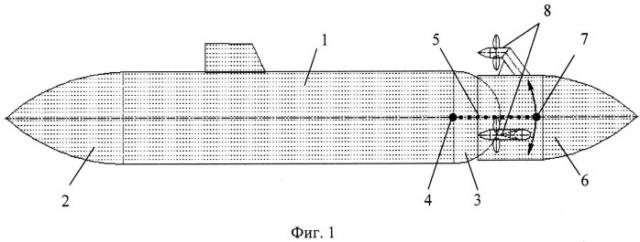 Способ повышения маневренности подводной лодки (вариант русской логики - версия 1) (патент 2527639)
