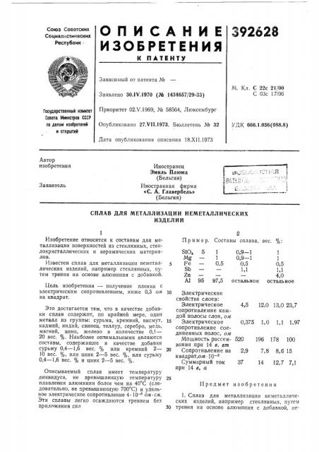 Г t3\j- (патент 392628)