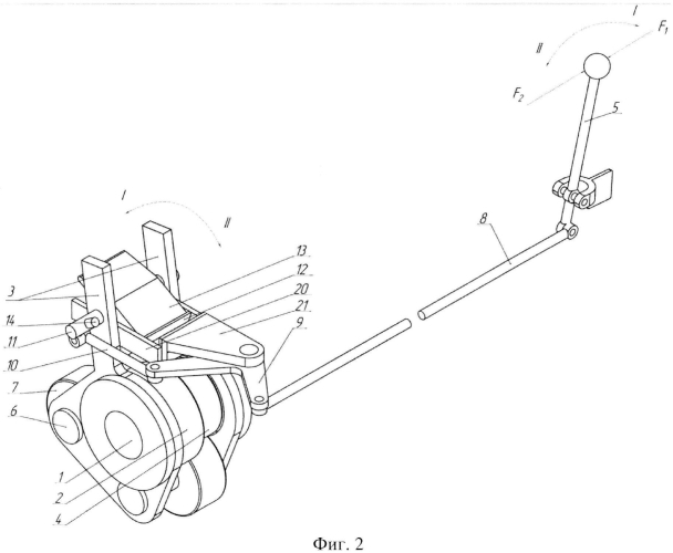 Раздаточная коробка транспортного средства с механизмом переключения передач (патент 2581798)