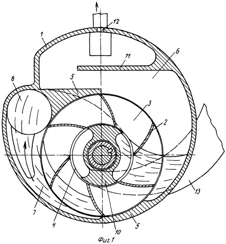 Центробежная гидропневматическая машина (патент 2289039)