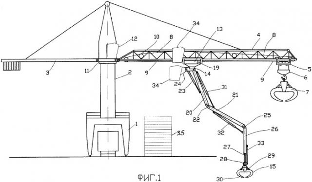 Кран-погрузчик (варианты) (патент 2317248)
