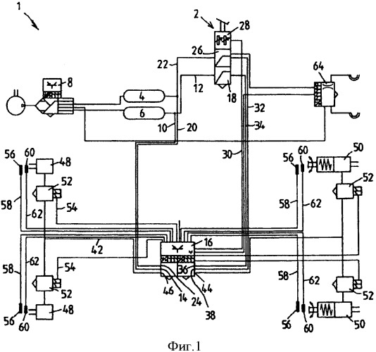 Электропневматический модуль регулирования давления для электропневматических тормозных систем транспортных средств и электропневматическая тормозная система (патент 2537221)