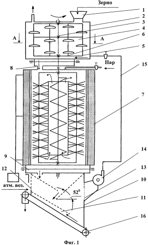 Способ производства взорванного продукта из фуражного зерна (патент 2569005)