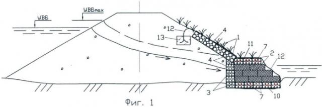 Способ возведения комбинированного дренажа биопозитивной конструкции (патент 2398931)