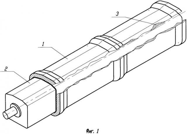 Способ изготовления многогранной трубы из полимерного композиционного материала и устройство для реализации способа изготовления многогранной трубы из полимерного композиционного материала (патент 2357863)