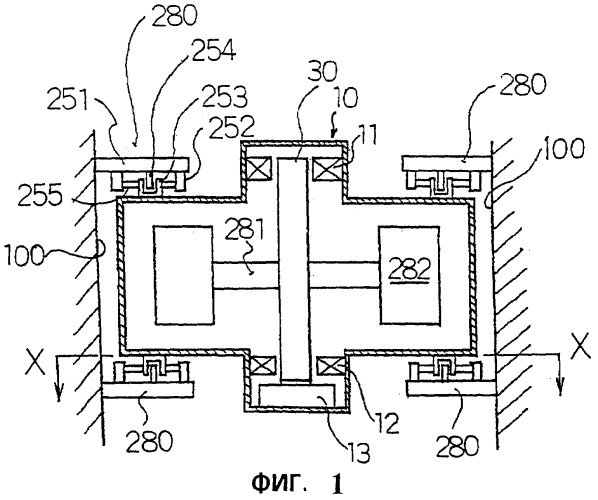 Аппарат вращения, работающий в условиях микрогравитации (патент 2264331)