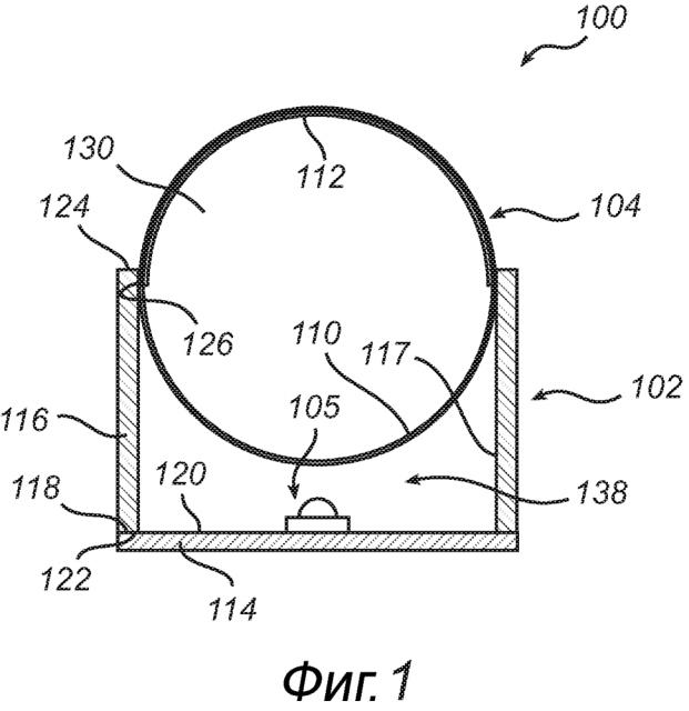 Модифицированный светодиодный модуль снаружи герметизированной стеклянной трубки (патент 2604832)