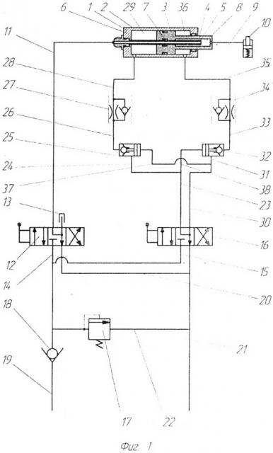 Гидропривод (патент 2665762)