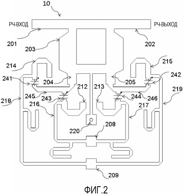 Микроволновый аналоговый фазовращатель и система, содержащая его (патент 2649050)