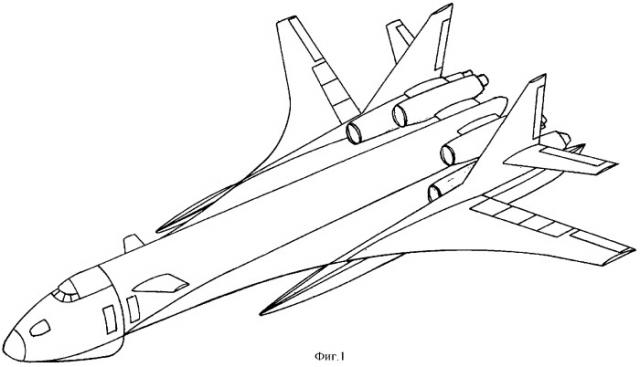 Тяжелый транспортный поплавковый гидросамолет-амфибия катамаранной схемы компоновки (патент 2314231)