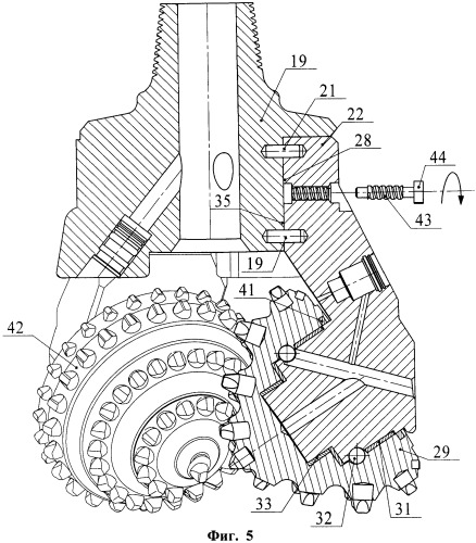 Буровое шарошечное долото корпусного типа (патент 2433243)