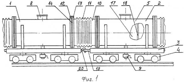 Состав цистерн для транспортировки жидких грузов (патент 2354571)