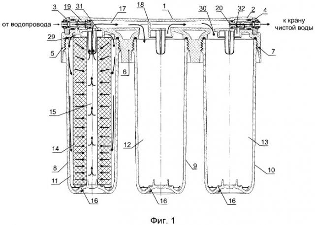 Устройство для очистки жидкости (патент 2371234)