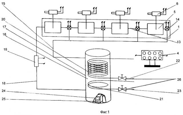 Гелиоустановка горячего водоснабжения (патент 2268444)