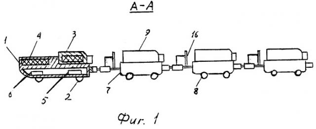 Автопоезд (патент 2291082)