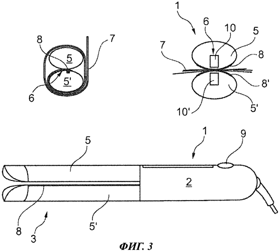 Щипцы для завивки волос (патент 2557742)