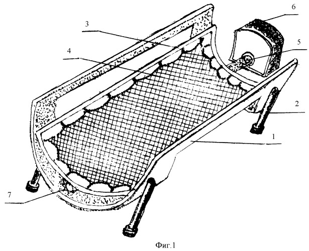 Кровать медицинская (патент 2357716)