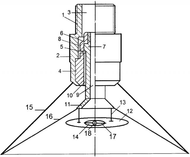 Форсунка кочетова для распыливания жидкостей (патент 2656564)