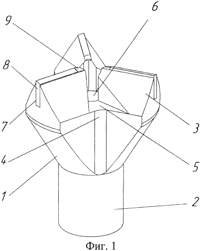 Коронка для ударно-вращательного бурения (патент 2581059)
