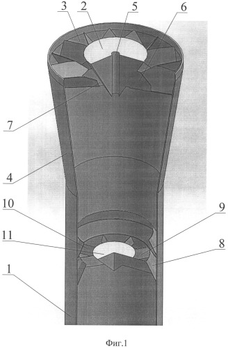 Факельная горелка (патент 2486407)