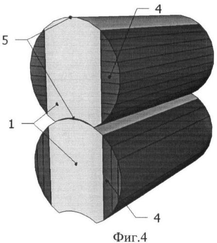 Клееное оцилиндрованное бревно и способ его изготовления (патент 2459697)