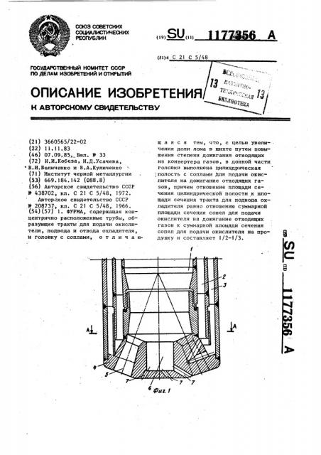 Фурма (патент 1177356)