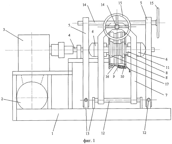 Универсальный стенд для правки дисков автомобильных колес (патент 2530229)