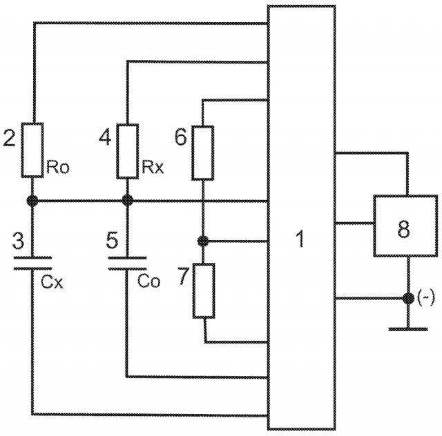 Микроконтроллерный измерительный преобразователь для резистивных и емкостных датчиков с передачей результата преобразования по радиоканалу (патент 2603937)